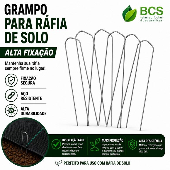 Grampo Metal Para Fixação