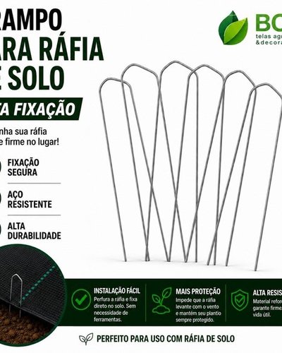 Grampo Metal Para Fixação
